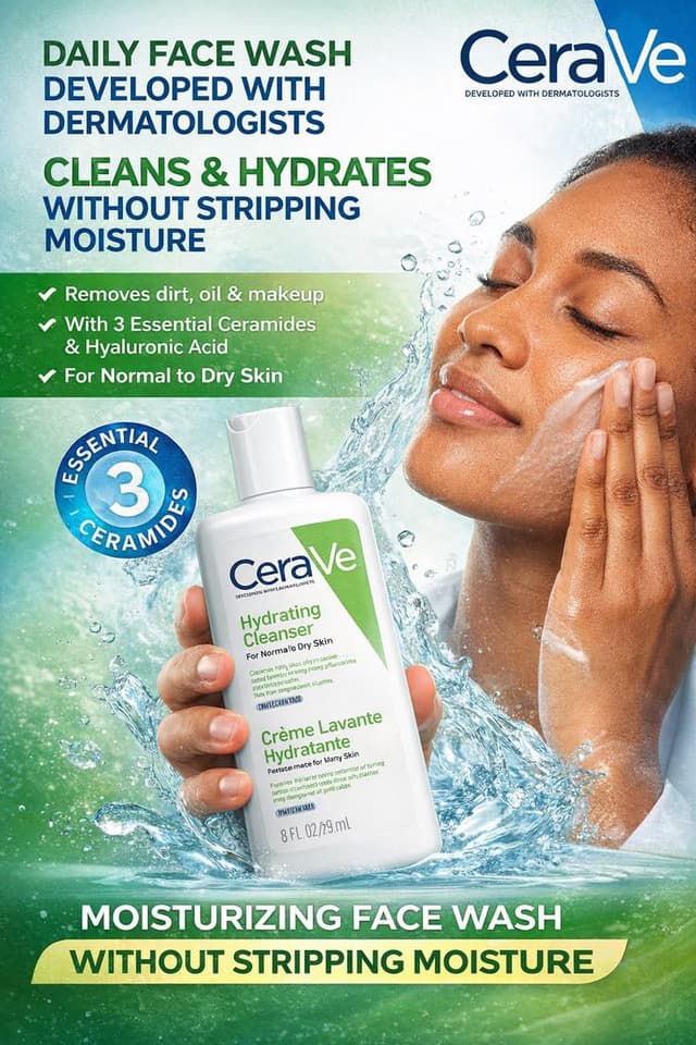 CeraVe Hydrating Facial Cleanser
